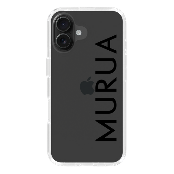 Slim Protection Case［ MURUA - Logo - Black ］
