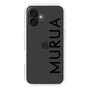 Slim Protection Case［ MURUA - Logo - Black ］
