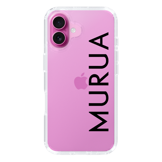 Slim Protection Case［ MURUA - Logo - Black ］