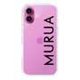 Slim Protection Case［ MURUA - Logo - Black ］