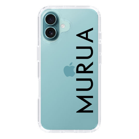 Slim Protection Case［ MURUA - Logo - Black ］