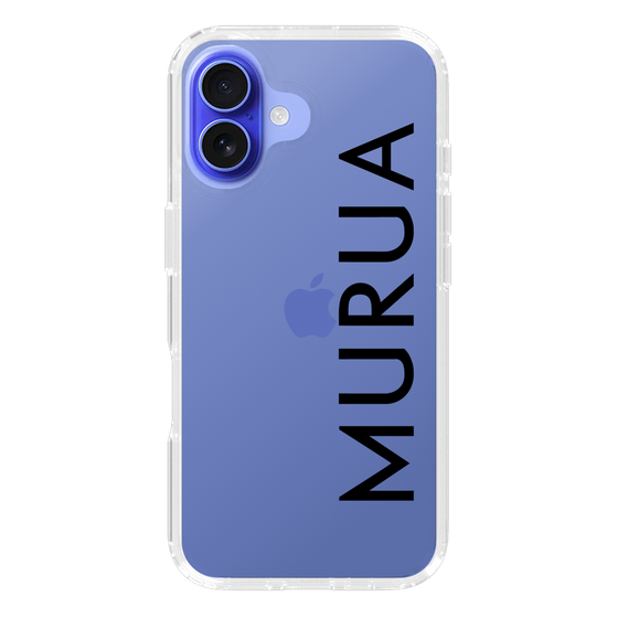 Slim Protection Case［ MURUA - Logo - Black ］