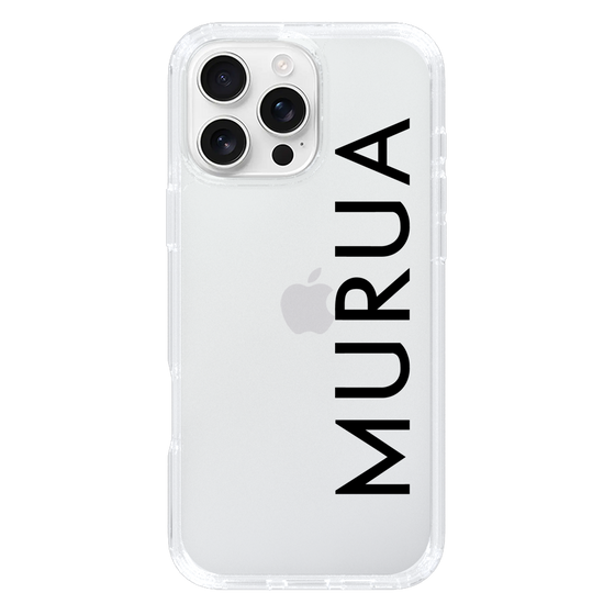 Slim Protection Case［ MURUA - Logo - Black ］