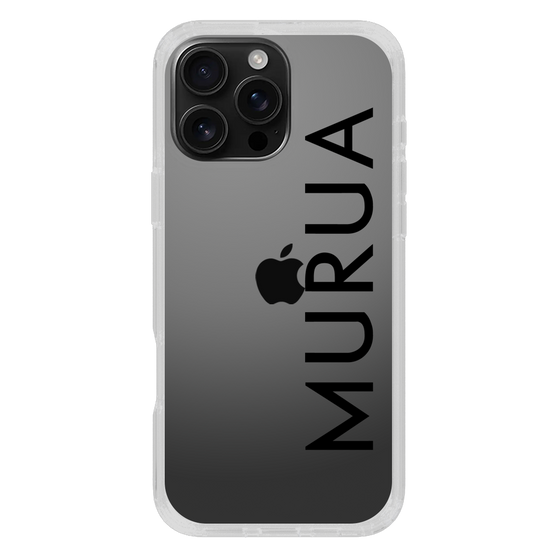 Slim Protection Case［ MURUA - Logo - Black ］
