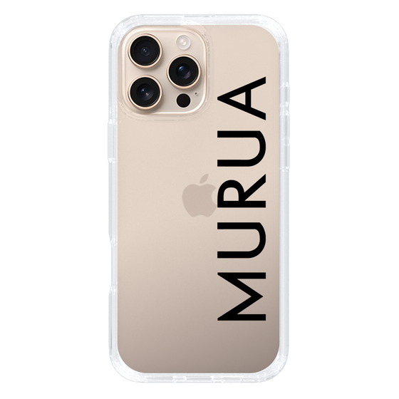 Slim Protection Case［ MURUA - Logo - Black ］