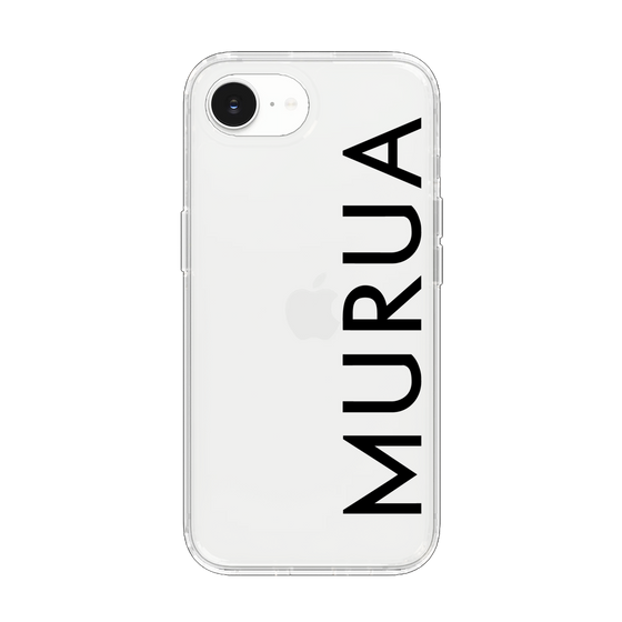 Slim Protection Case［ MURUA - Logo - Black ］