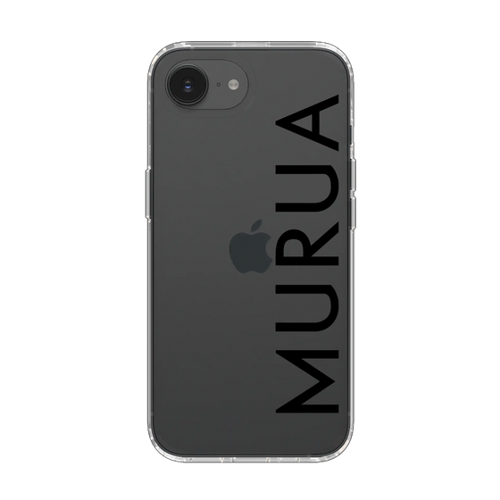 Slim Protection Case［ MURUA - Logo - Black ］