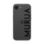 Slim Protection Case［ MURUA - Logo - Black ］