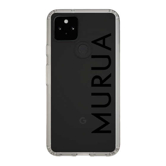 Slim Protection Case［ MURUA - Logo - Black ］