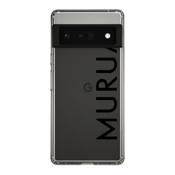 Slim Protection Case［ MURUA - Logo - Black ］