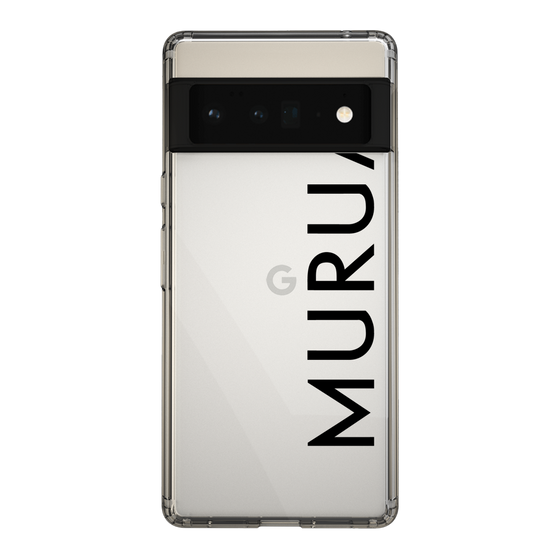 Slim Protection Case［ MURUA - Logo - Black ］