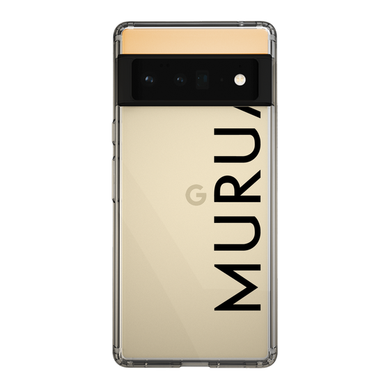 Slim Protection Case［ MURUA - Logo - Black ］
