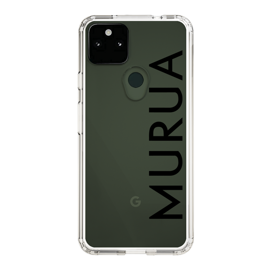 Slim Protection Case［ MURUA - Logo - Black ］