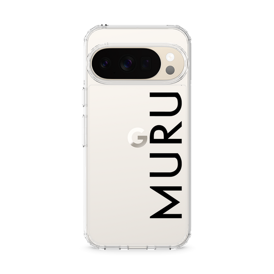 Slim Protection Case［ MURUA - Logo - Black ］