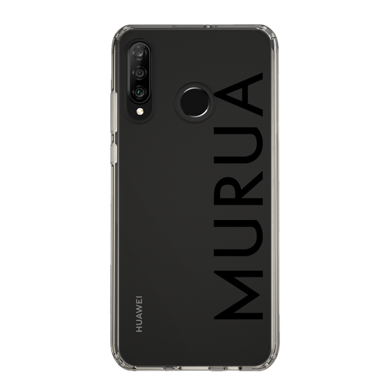 Slim Protection Case［ MURUA - Logo - Black ］