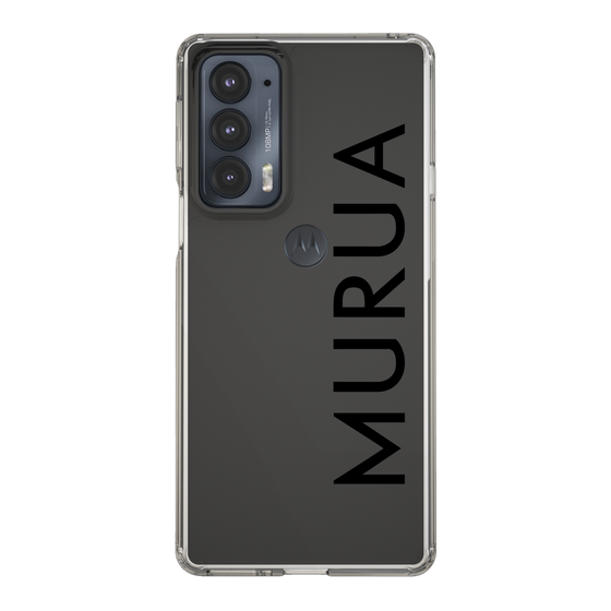 Slim Protection Case［ MURUA - Logo - Black ］