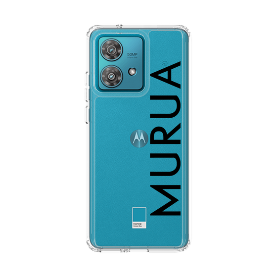 Slim Protection Case［ MURUA - Logo - Black ］