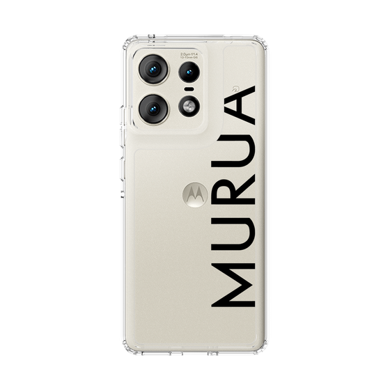 Slim Protection Case［ MURUA - Logo - Black ］