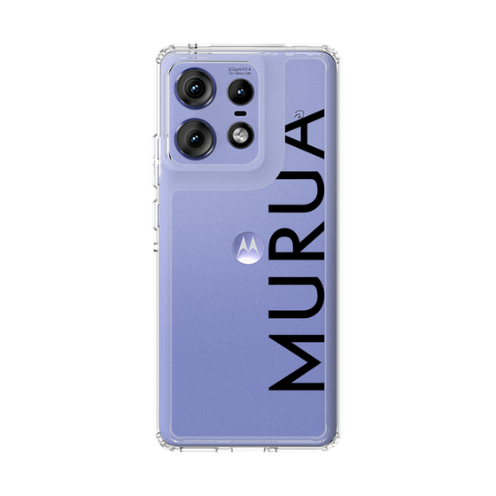 Slim Protection Case［ MURUA - Logo - Black ］