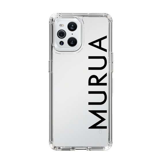 Slim Protection Case［ MURUA - Logo - Black ］