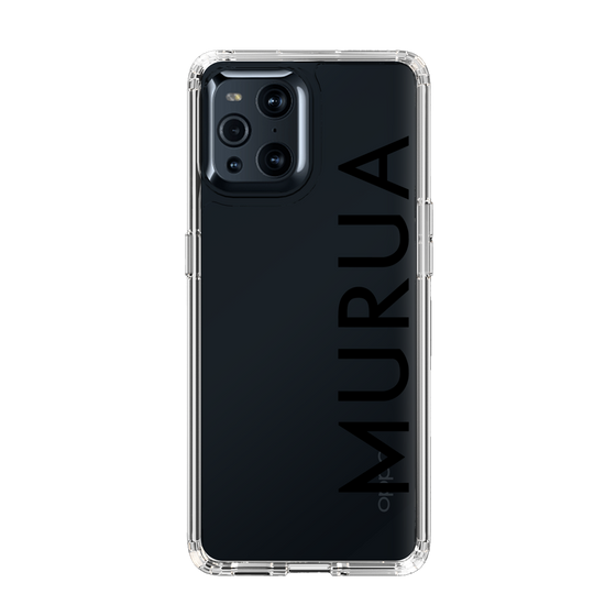 Slim Protection Case［ MURUA - Logo - Black ］
