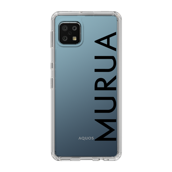 Slim Protection Case［ MURUA - Logo - Black ］