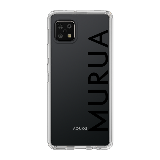 Slim Protection Case［ MURUA - Logo - Black ］