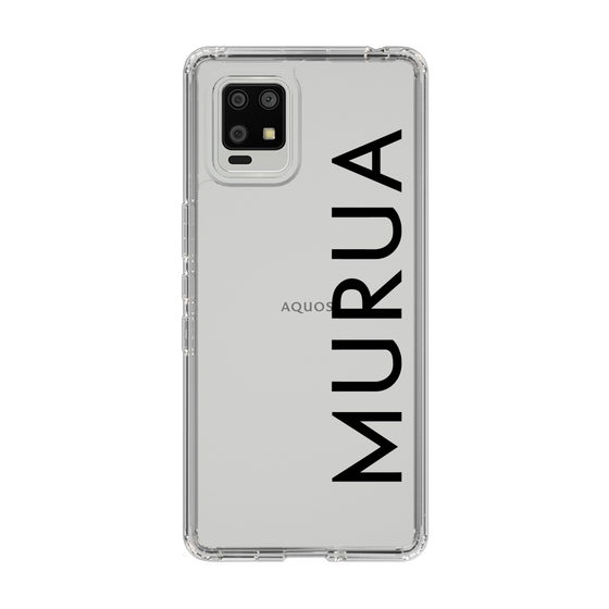 Slim Protection Case［ MURUA - Logo - Black ］