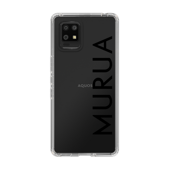Slim Protection Case［ MURUA - Logo - Black ］