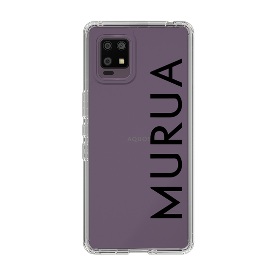 Slim Protection Case［ MURUA - Logo - Black ］