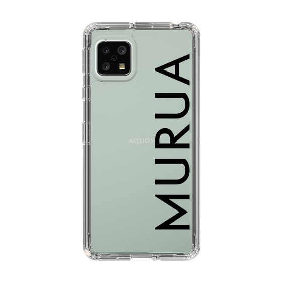 Slim Protection Case［ MURUA - Logo - Black ］