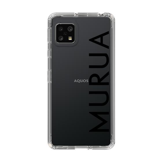 Slim Protection Case［ MURUA - Logo - Black ］
