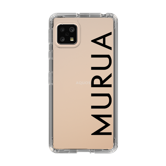 Slim Protection Case［ MURUA - Logo - Black ］