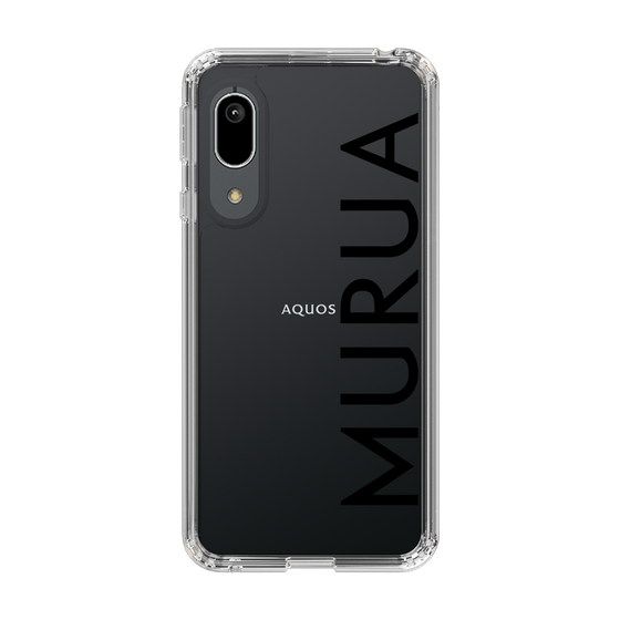 Slim Protection Case［ MURUA - Logo - Black ］