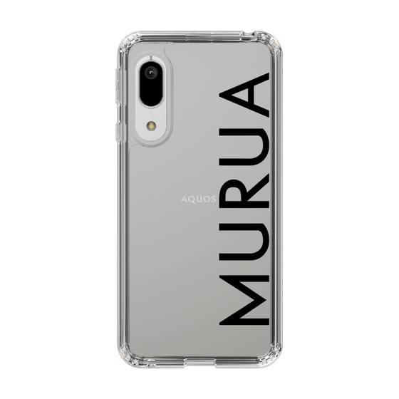 Slim Protection Case［ MURUA - Logo - Black ］