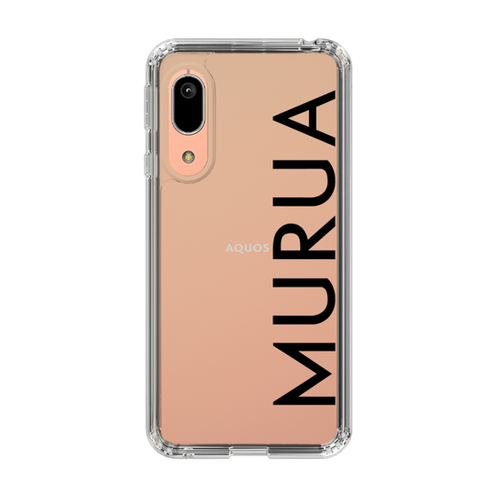 Slim Protection Case［ MURUA - Logo - Black ］