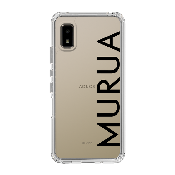 Slim Protection Case［ MURUA - Logo - Black ］