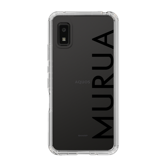 Slim Protection Case［ MURUA - Logo - Black ］