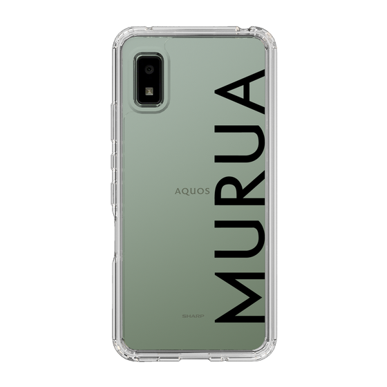 Slim Protection Case［ MURUA - Logo - Black ］