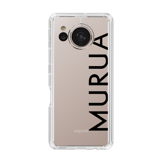 Slim Protection Case［ MURUA - Logo - Black ］