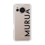 Slim Protection Case［ MURUA - Logo - Black ］