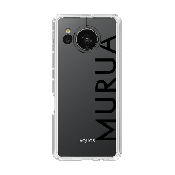 Slim Protection Case［ MURUA - Logo - Black ］