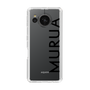 Slim Protection Case［ MURUA - Logo - Black ］