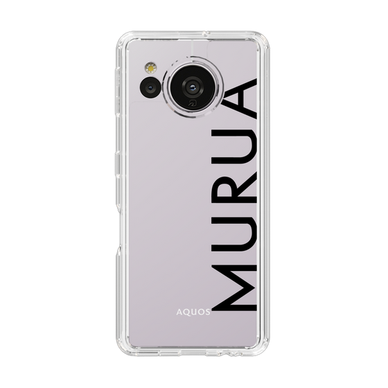 Slim Protection Case［ MURUA - Logo - Black ］