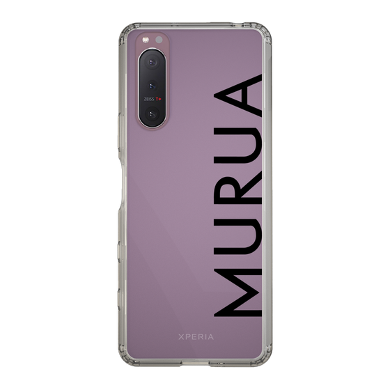 Slim Protection Case［ MURUA - Logo - Black ］