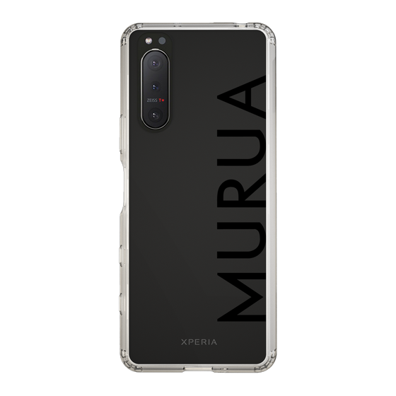 Slim Protection Case［ MURUA - Logo - Black ］
