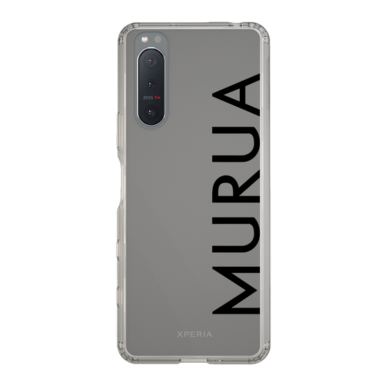 Slim Protection Case［ MURUA - Logo - Black ］