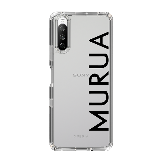 Slim Protection Case［ MURUA - Logo - Black ］