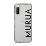 Slim Protection Case［ MURUA - Logo - Black ］