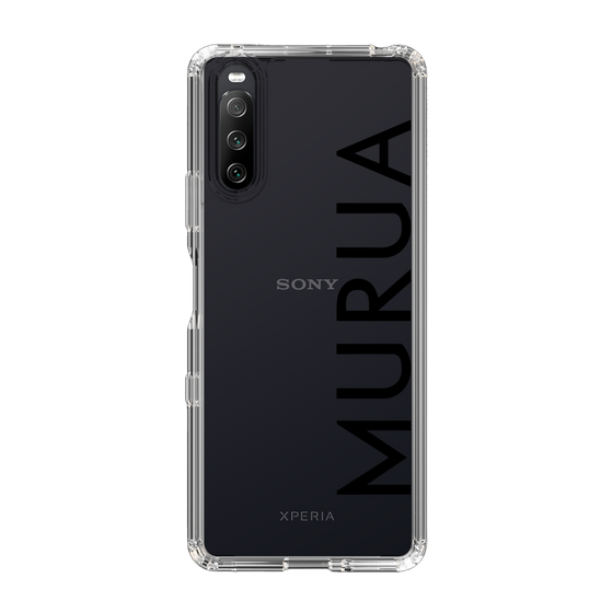 Slim Protection Case［ MURUA - Logo - Black ］